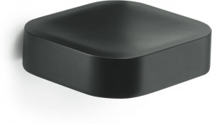 3212(14) Gedy Outline, настенная металлическая мыльница, цвет черный матовый