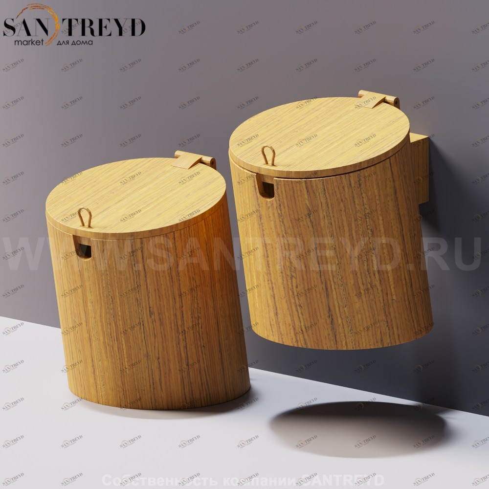 Agape MIDI BASKET Корзина для мусора под тик ACOM0601PT