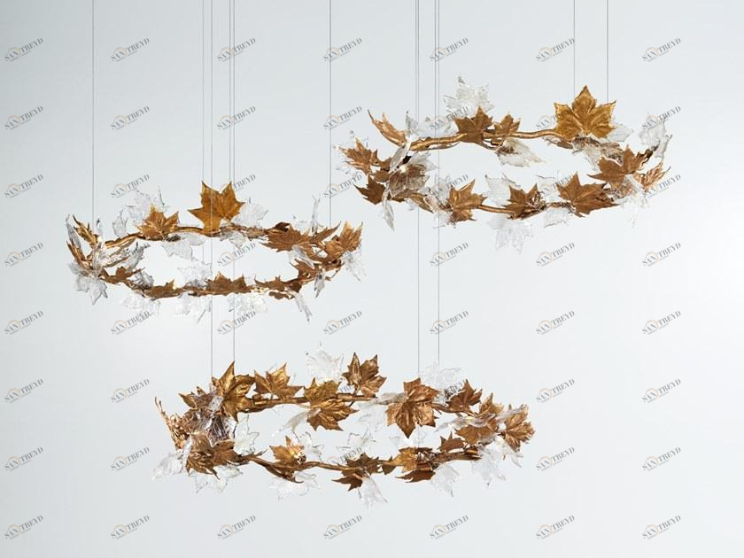 Serip Подвесной светильник из бронзы ручной работы Folio Ct3395/40