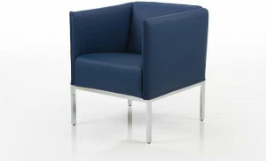 brühl Кожаное кресло с подлокотниками Randolph