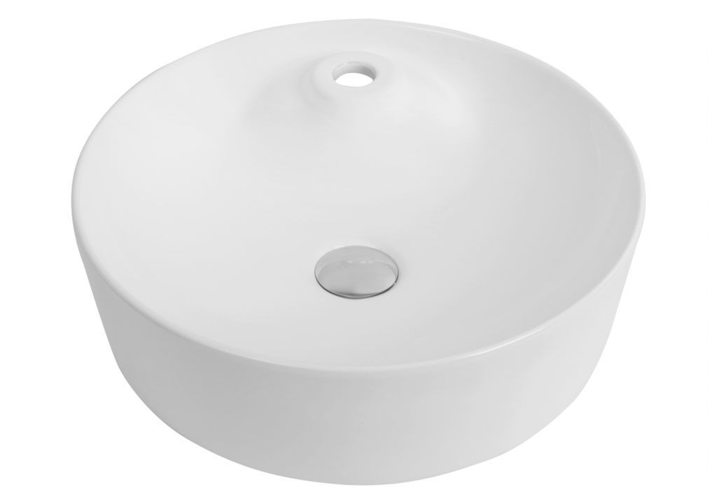 MOON2 Накладная раковина на столешницу  круглая Aquanet  - Вид №3
