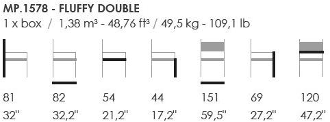 Fenabel 2-местный тканевый диван Bubble sun-id-1449125 - Вид №2