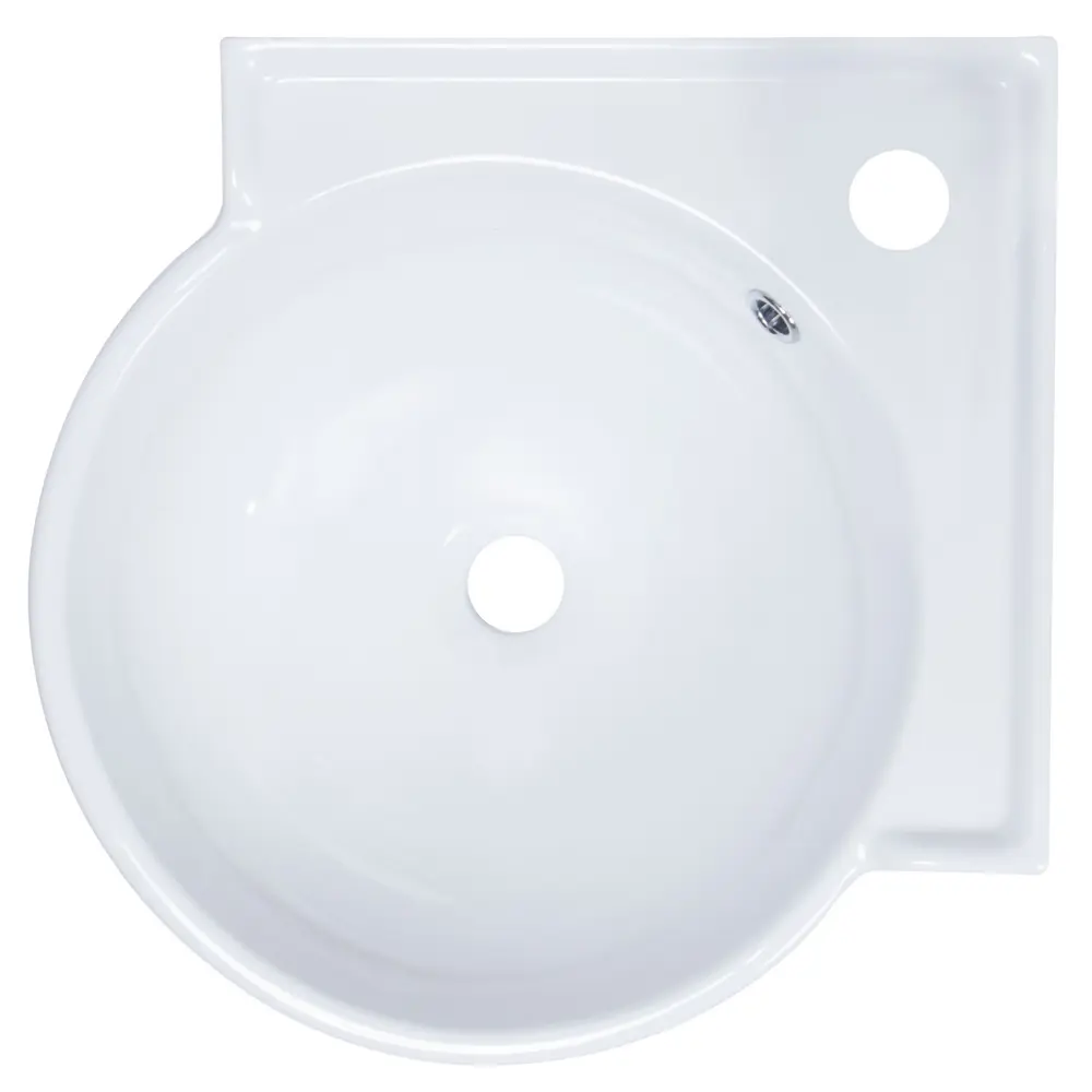 Угловая тумба AQWELLA Тео 45 для компактной ванной комнаты 18533471 STLM-0011141 - Вид №3