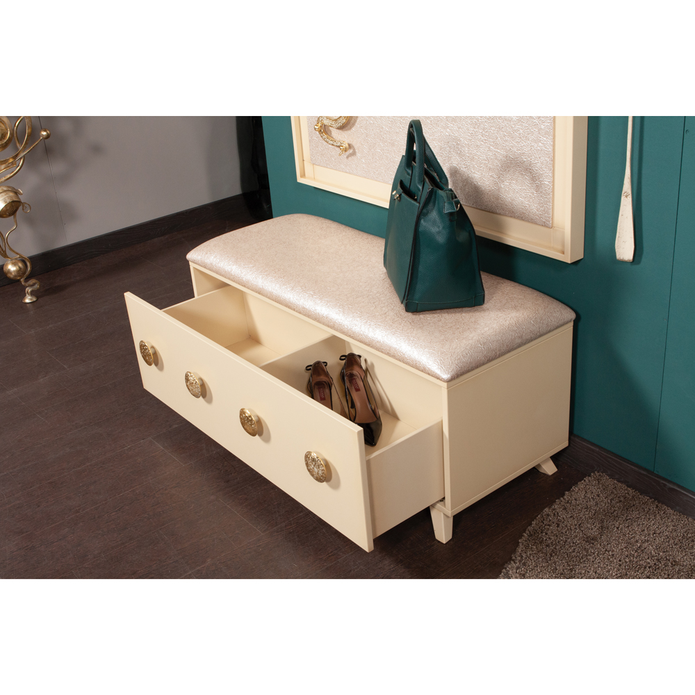 14022 Банкетка Heri 1 Айвори BOGACHO 4627155811082 - Вид №3