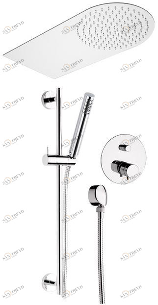 Remer Rubinetterie Штанга из хромированной латуни Minimal thermo Nt 09 s01 ufm