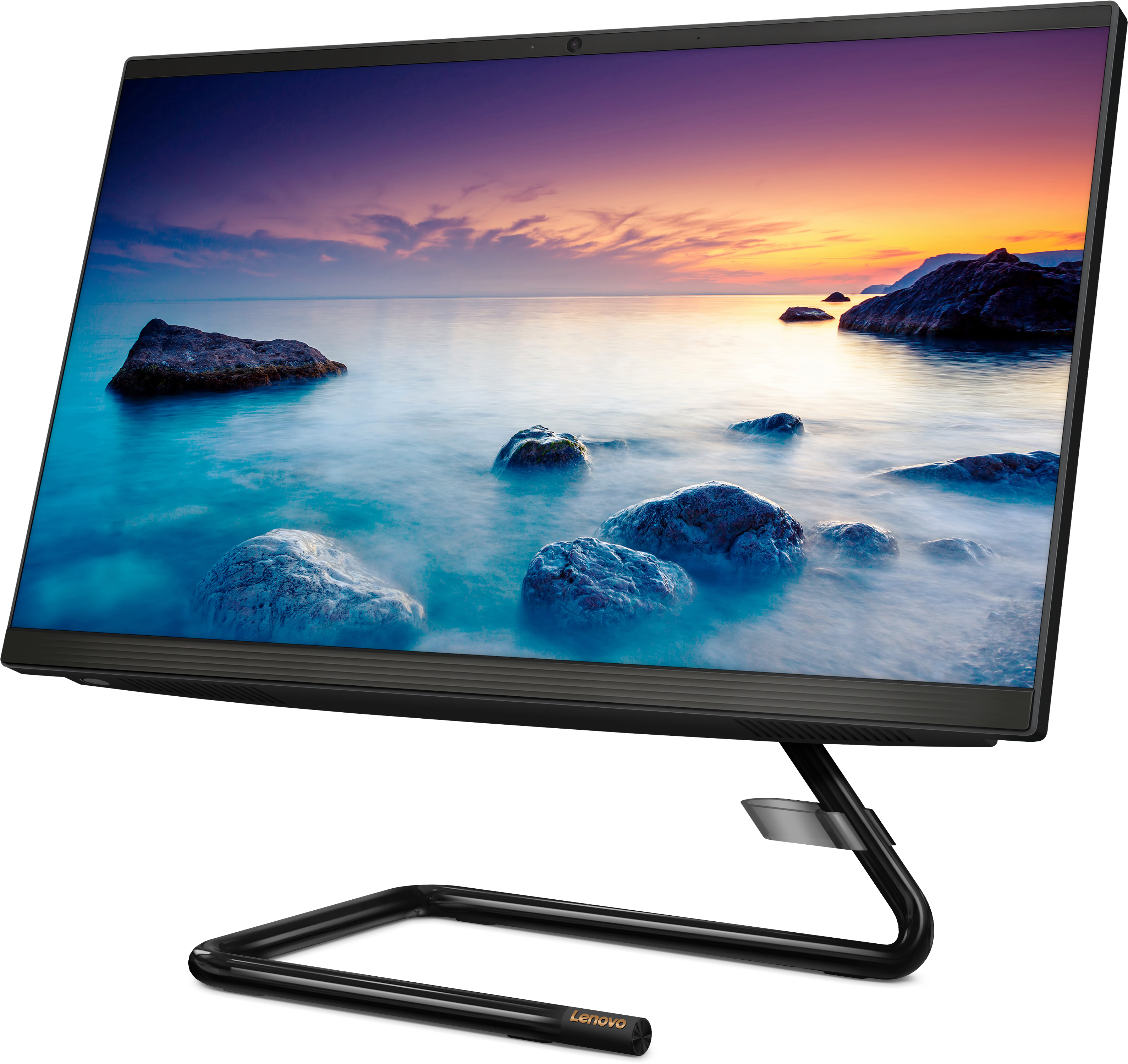 F0EX0024RK ideacentre aio 3 22ada05 21.5"(1920x1080)/amd ryzen 3 3250u(2.6ghz)/8192mb/256ssdgb/dvdrw/int:amd radeon/bt/wifi/war 1y/5.28kg/black/w10 + клавиатура, мышь usb Lenovo Santreyd  - Вид №4