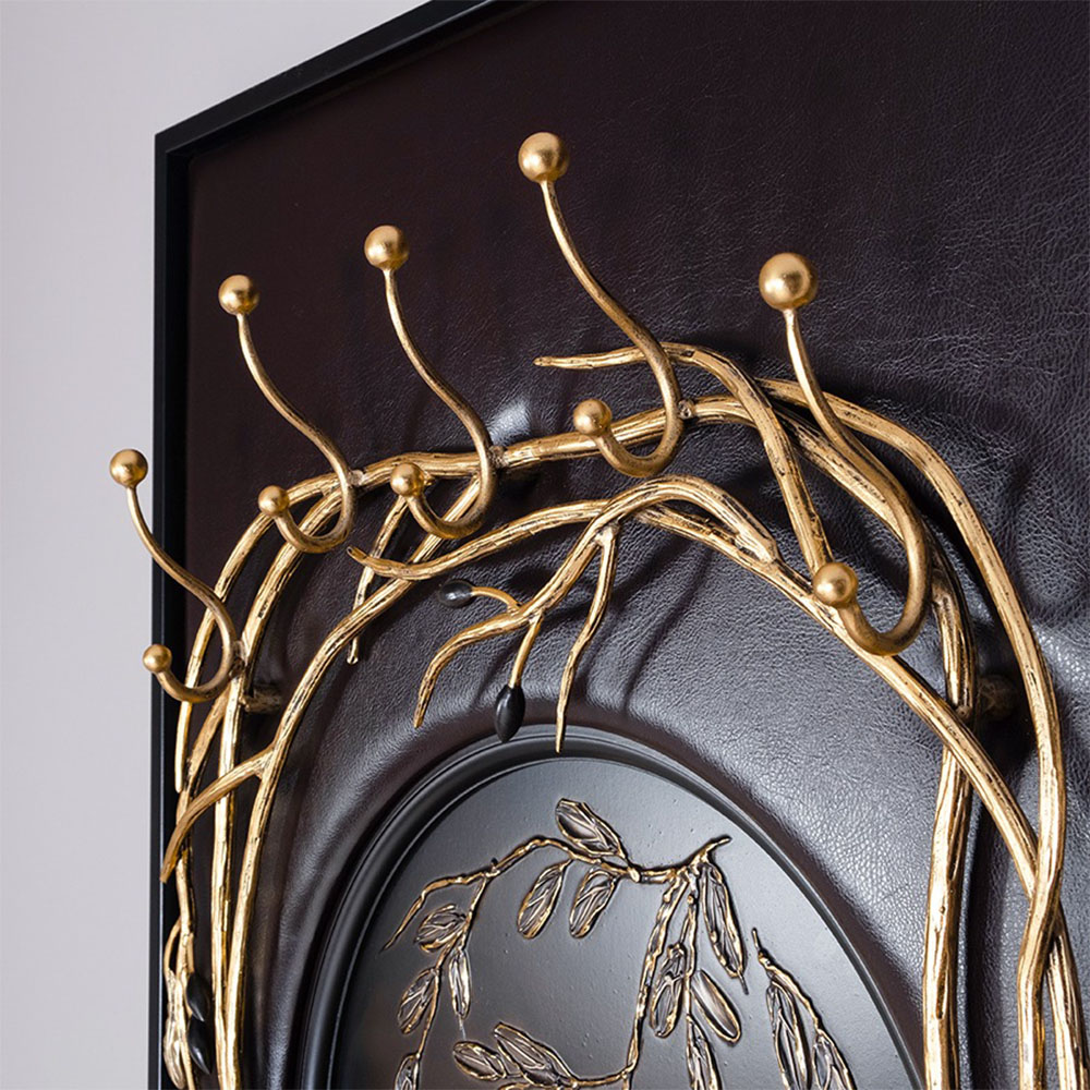 15015 Вешалка настенная Oliva Branch Каштан Амбер BOGACHO 4627196597457