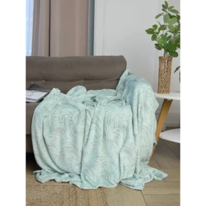 Плед Caprise 200x220 см микрофибра цвет зеленый 89390305 STLM-2153041