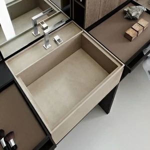 08EL3SB Накладная раковина на столешницу  овальная Toscoquattro