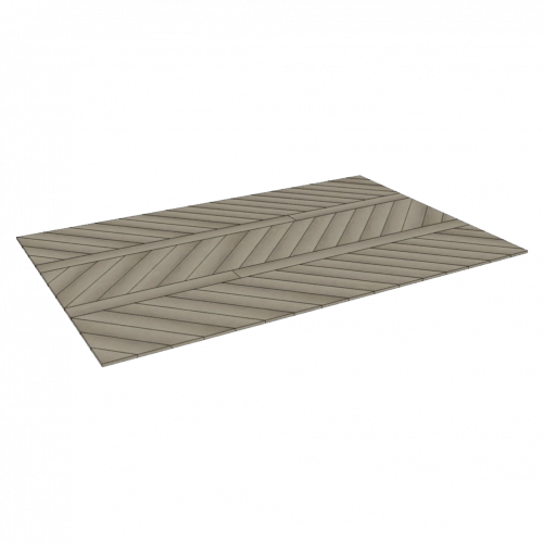 Паркет Ёлка Da Vinci Французская С Разбивкой Жасмин Дуб Любая на выбор (Гладкая) 570х100 мм 2600700010 - Вид №1