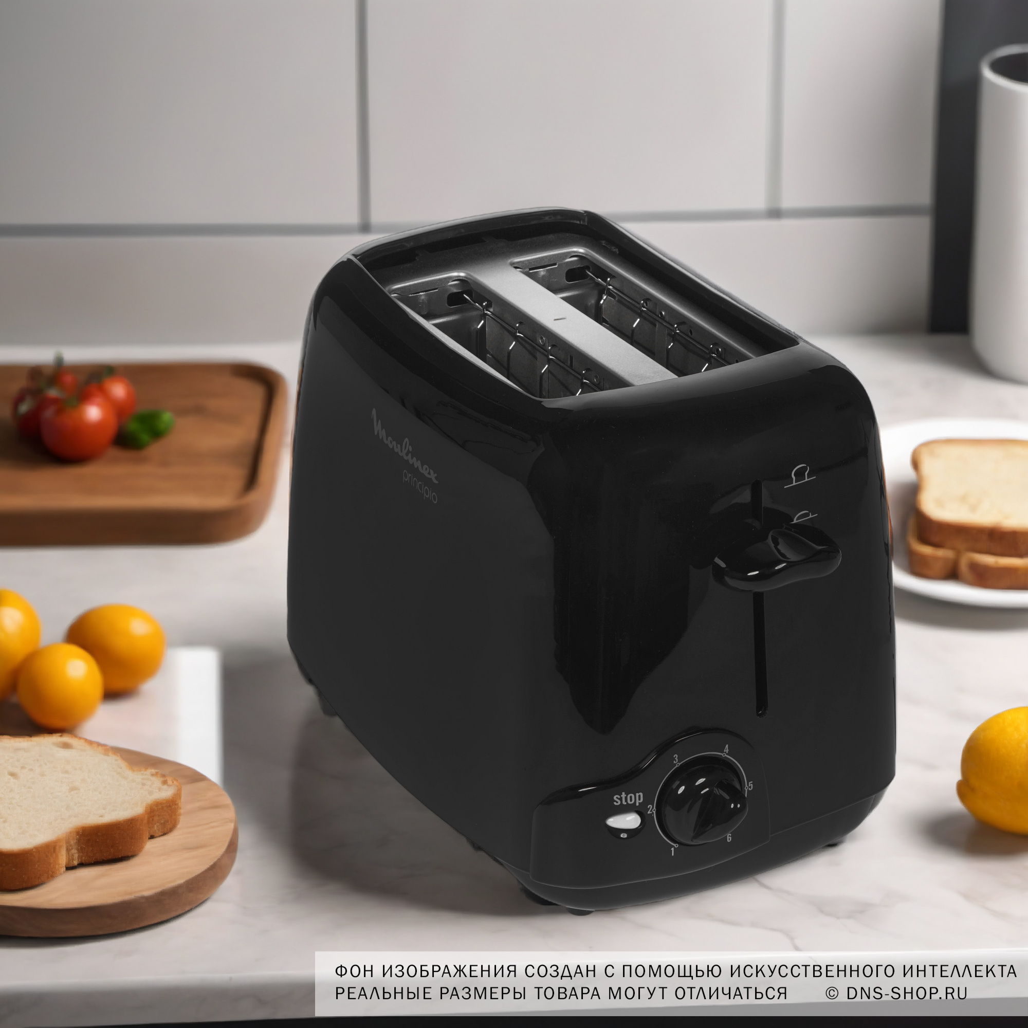 1005648 Тостер Moulinex Principio TT110232 черный STDN-0141762 - Вид №14