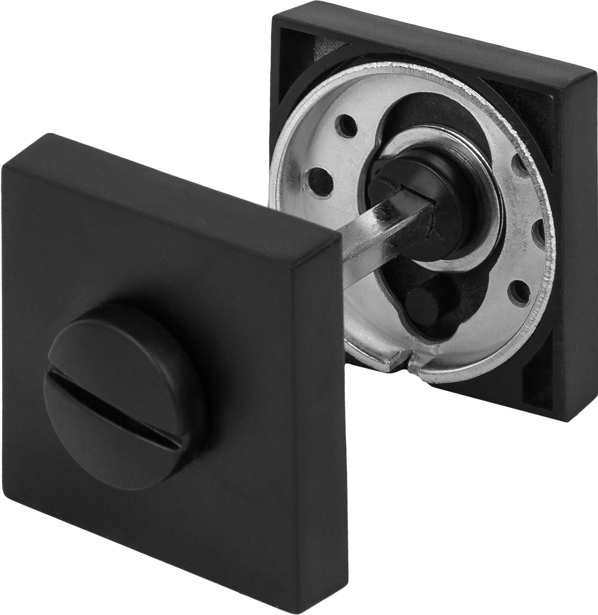 Накладка фиксатор дверная Puerto INBK AL03 черный Santreyd 84376199 STLM-0048848 - Вид №1