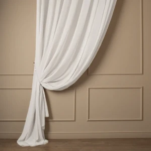 Тюль 1 п/м лен Linen 340 см 100 г/м² цвет молочный