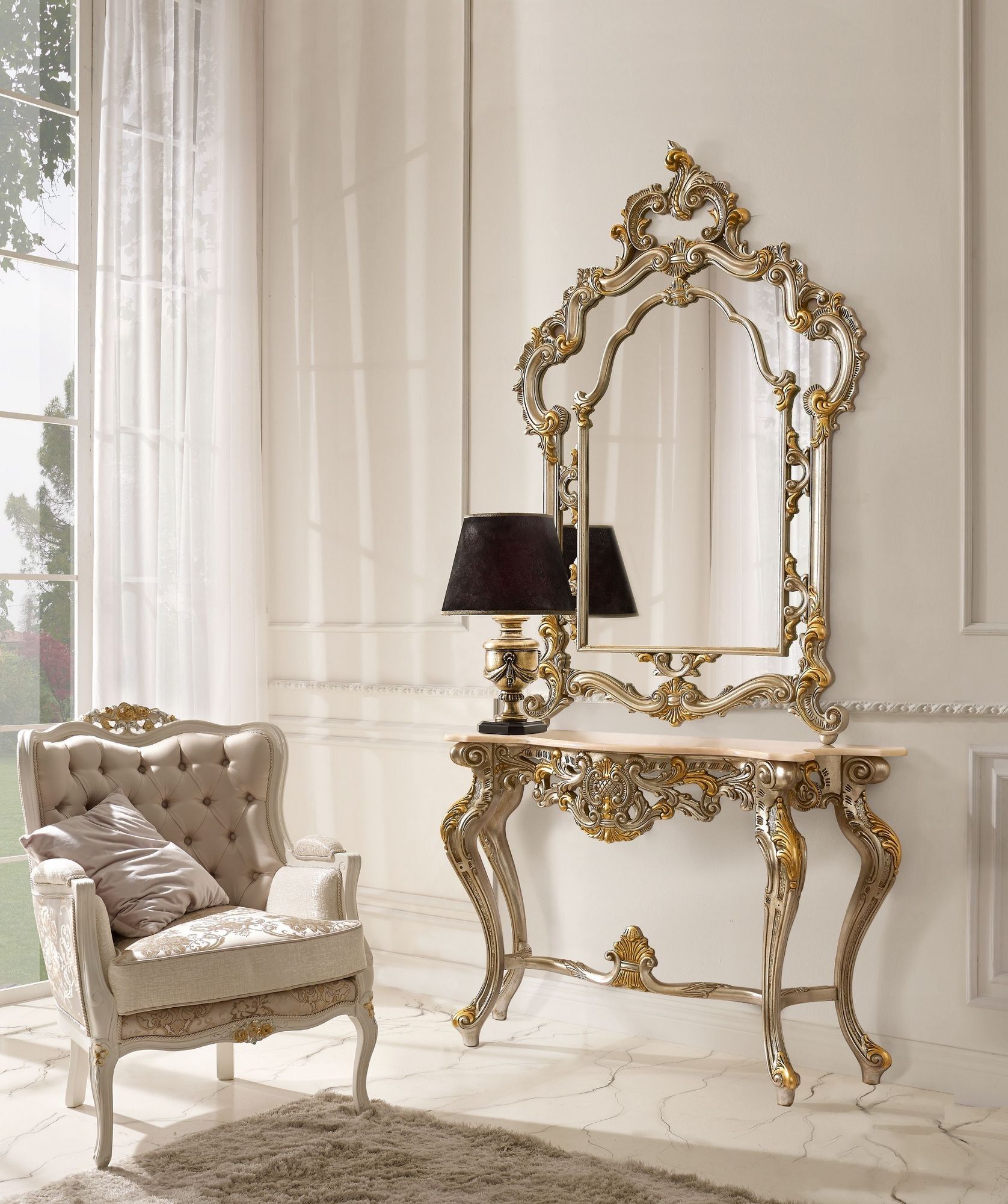 Тканевое кресло с подлокотниками CASA +39 бриллиант ARCH-00044978 - Вид №2