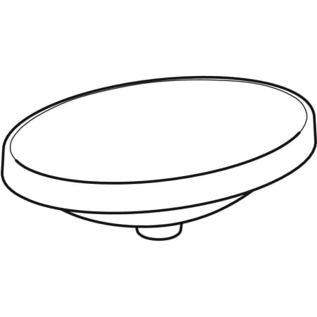 500.708.01.2 Встраиваемая раковина Geberit VariForm овальной формы Geberit  - Вид №10