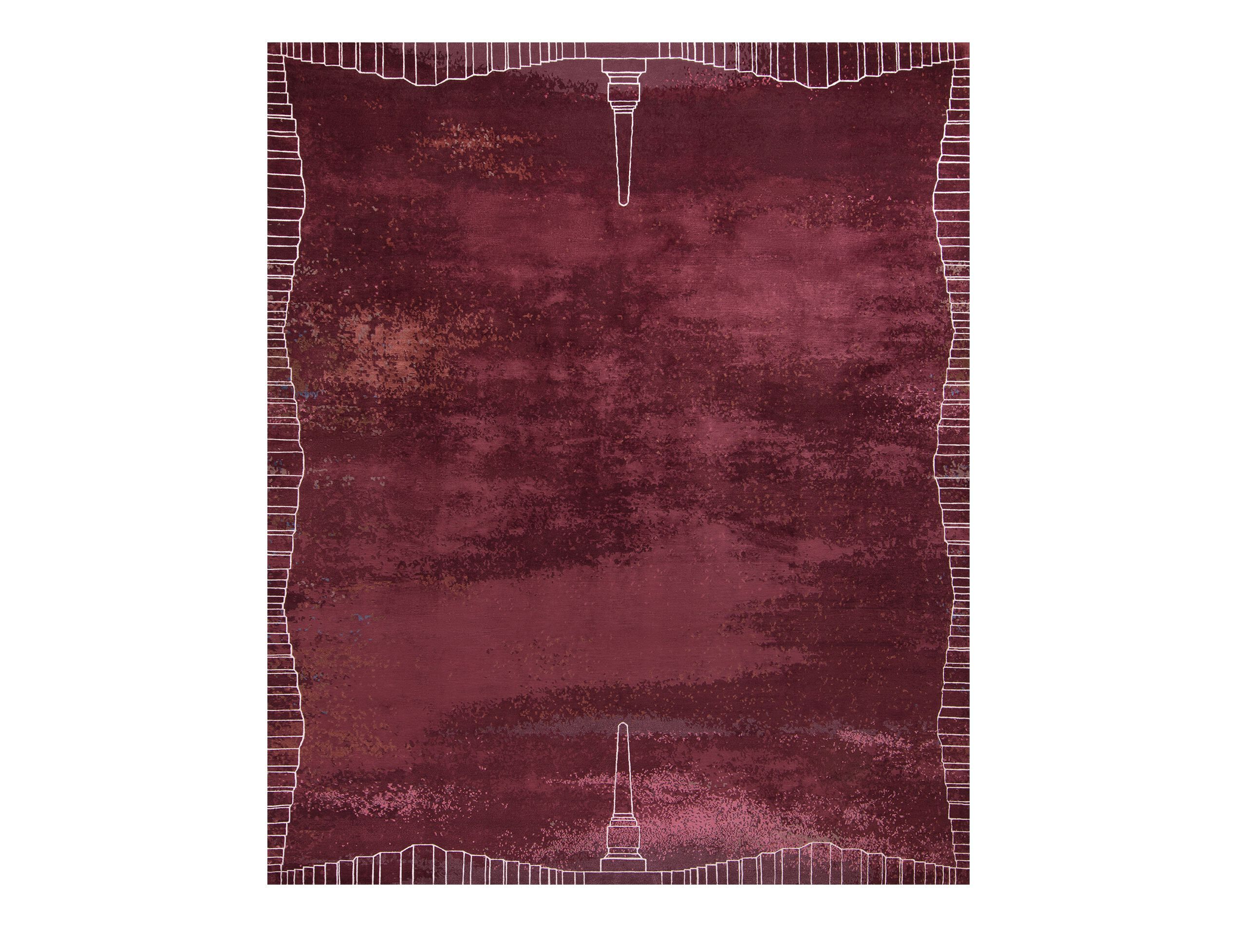Прямоугольный ковер ручной работы Tapis Rouge La Scala ARCH-00136781