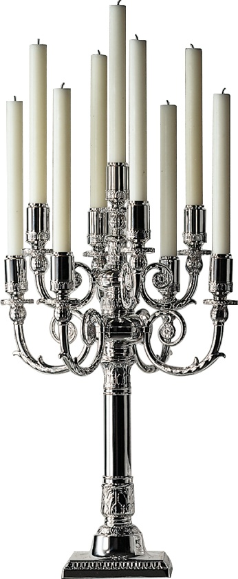 98495 Robbe&Berking Канделябр девятирожковый Robbe&Berking "Ампир" (серебро 925) Серебро 925 