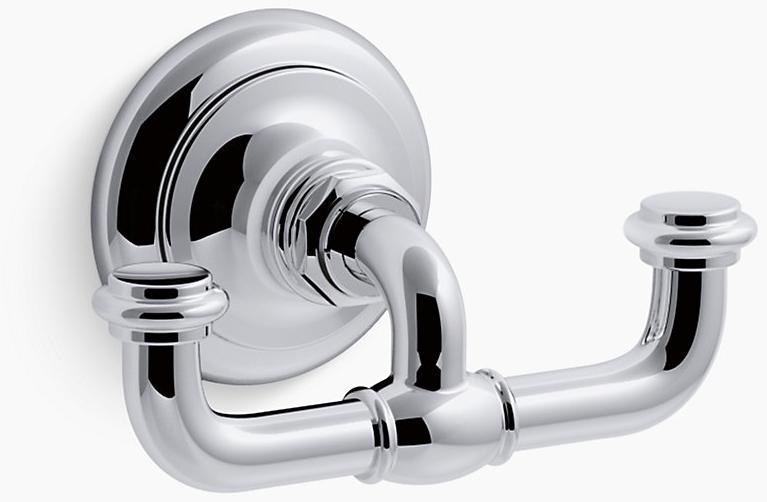 KOHLER Двойной крючок для одежды Artifacts K-72572-CP  - Вид №1