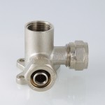 VTm.334.N.160416 Водорозетка обжимная проходная Valtec 16 мм х 1/2"  - Вид №8