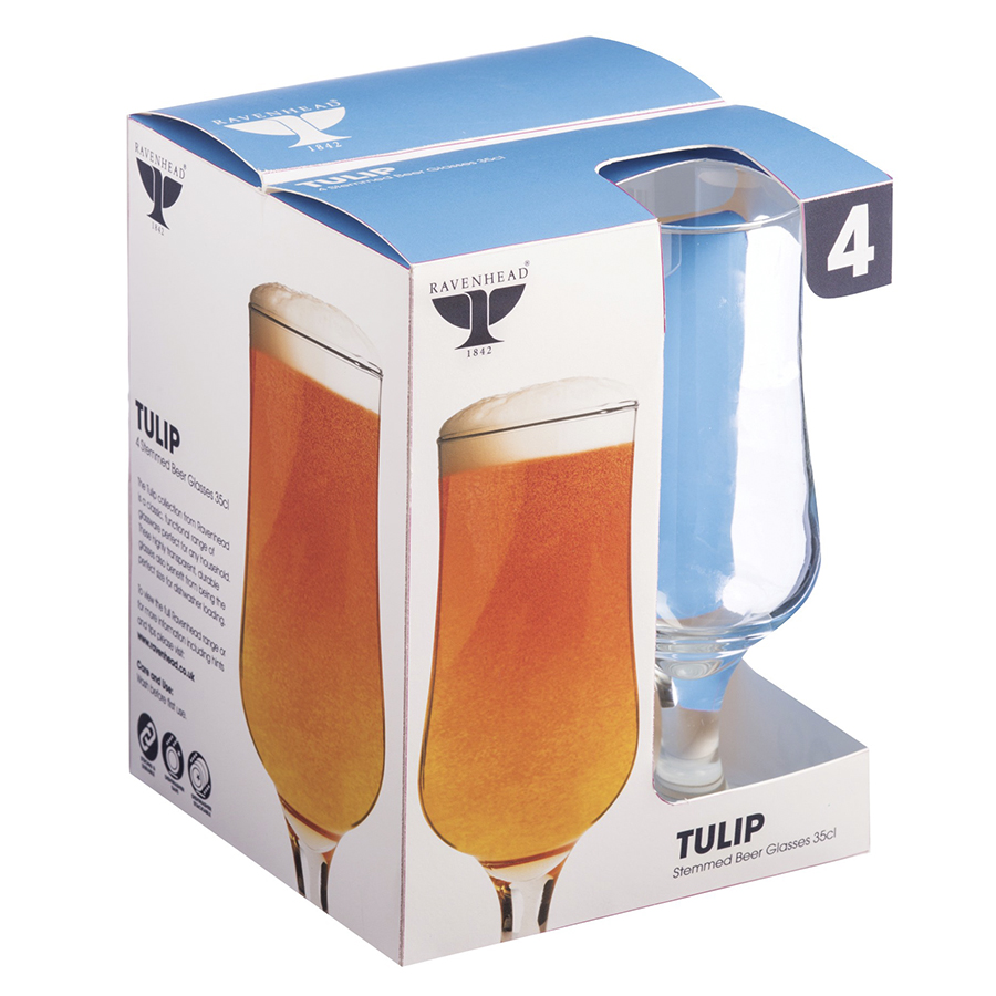 R0041.295 Набор из 4 бокалов для пива tulip 350 мл Ravenhead  - Вид №4