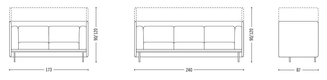 Диван с отсеком для хранения COR Floater ARCH-00084926 - Вид №5