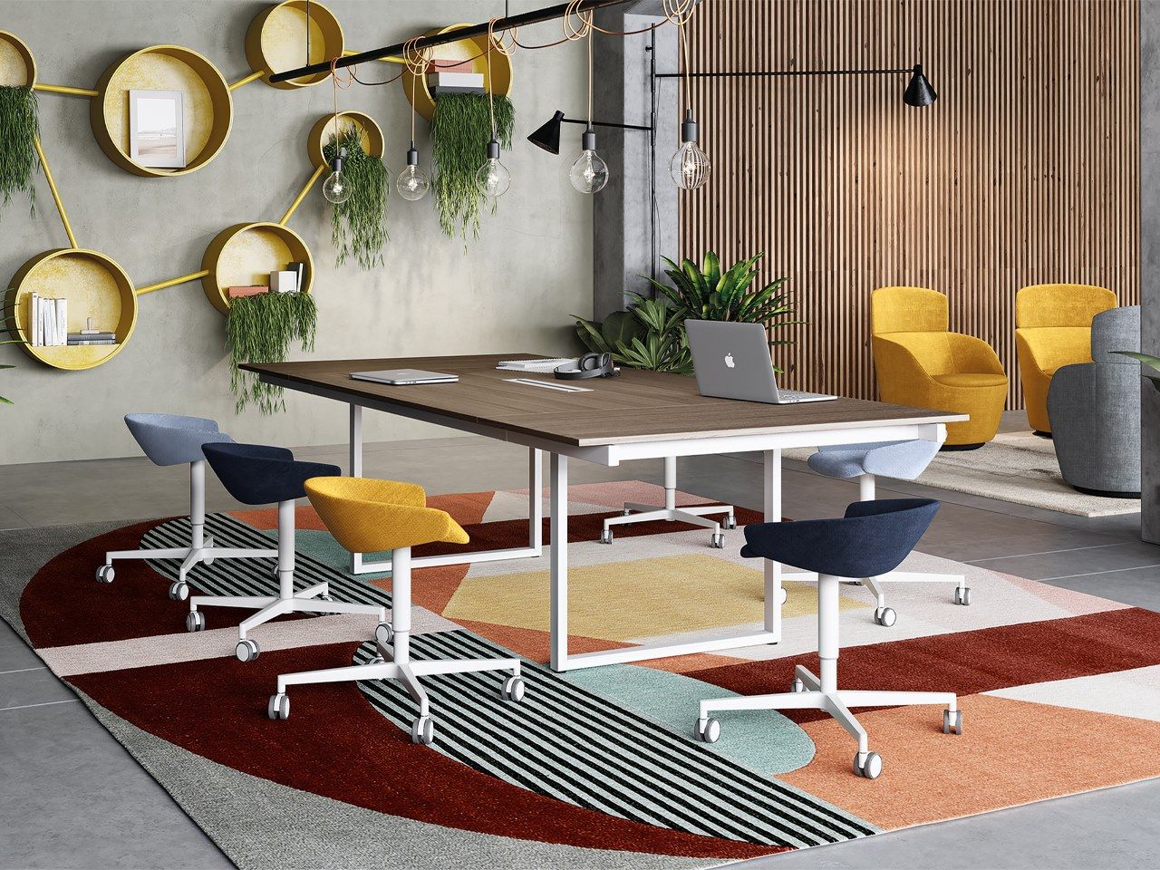 4-спицевая ткань офисный стул с колесами FREZZA Karl ARCH-00101483 - Вид №1