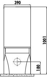 SR410-00CB00E-0000 SORTI Бачок Creavit Sorti  - Вид №2