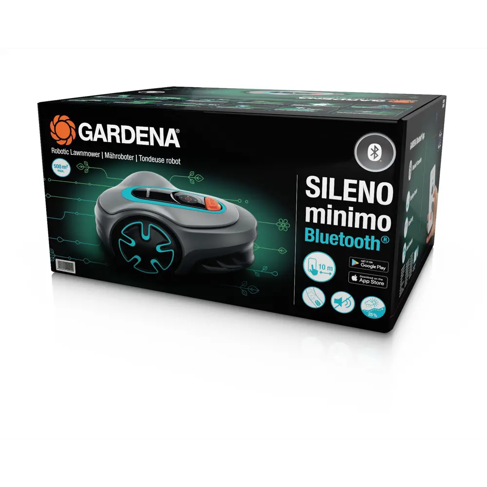 Робот-газонокосилка аккумуляторная Gardena SILENO Minimo 500, 18 В, 22 см STLM-2148167 - Вид №2