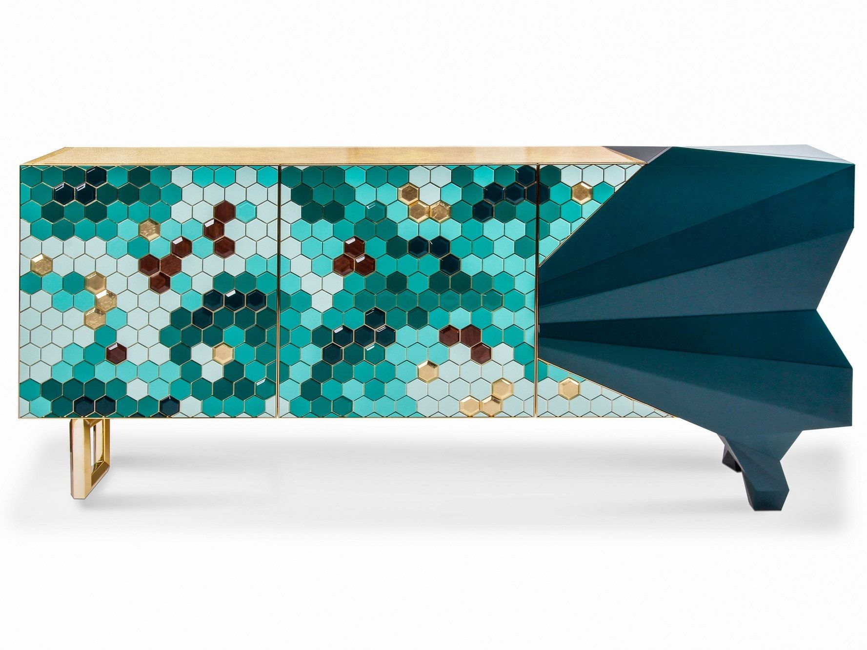 Деревянный шкаф с распашными дверями ROYAL STRANGER HONEYCOMB ARCH-00139956 - Вид №4