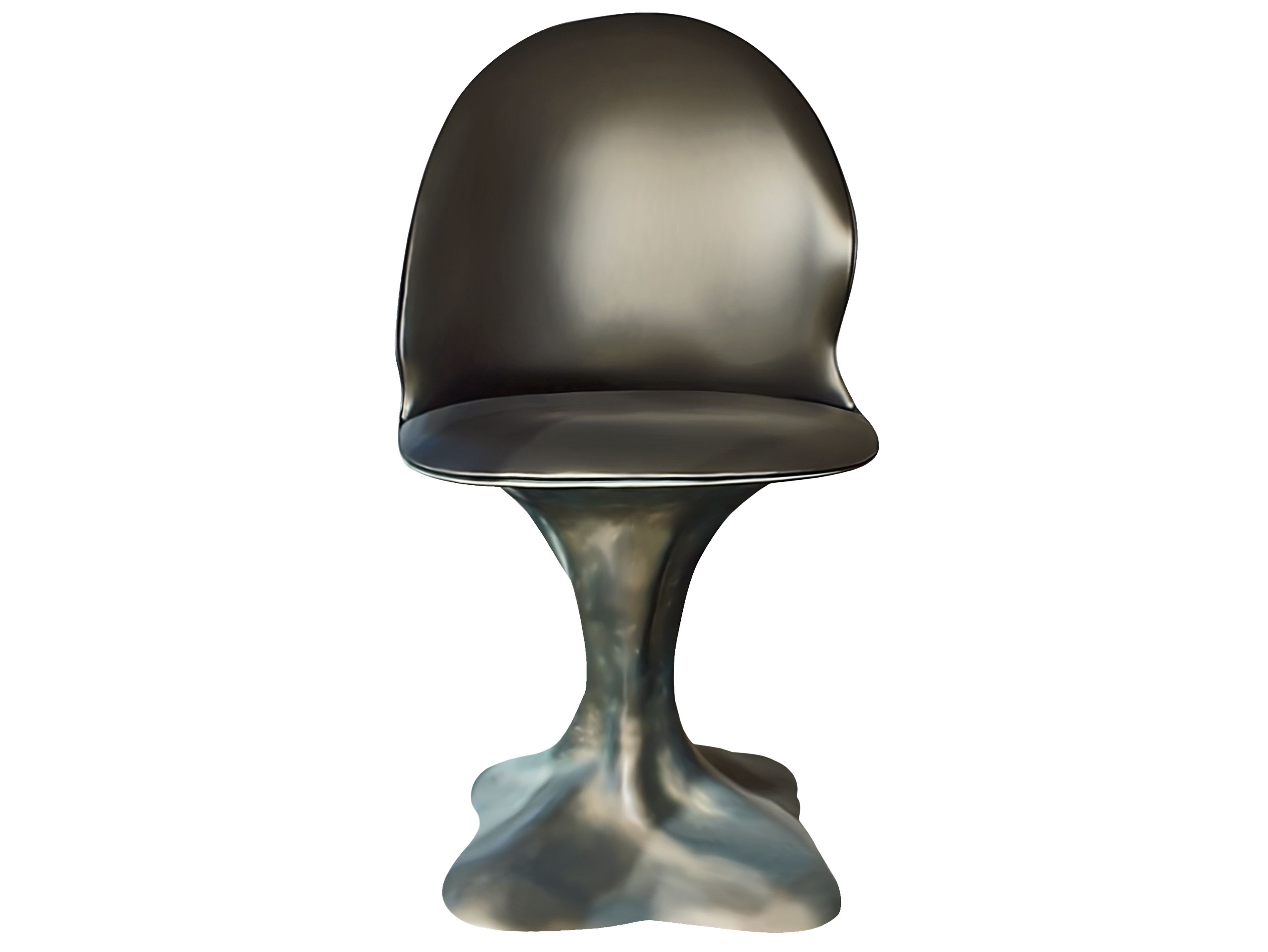 Стул из стекловолокна с мягким сиденьем KARPA ARCH-00034961 - Вид №1