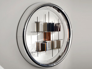 Настенный книжный шкаф