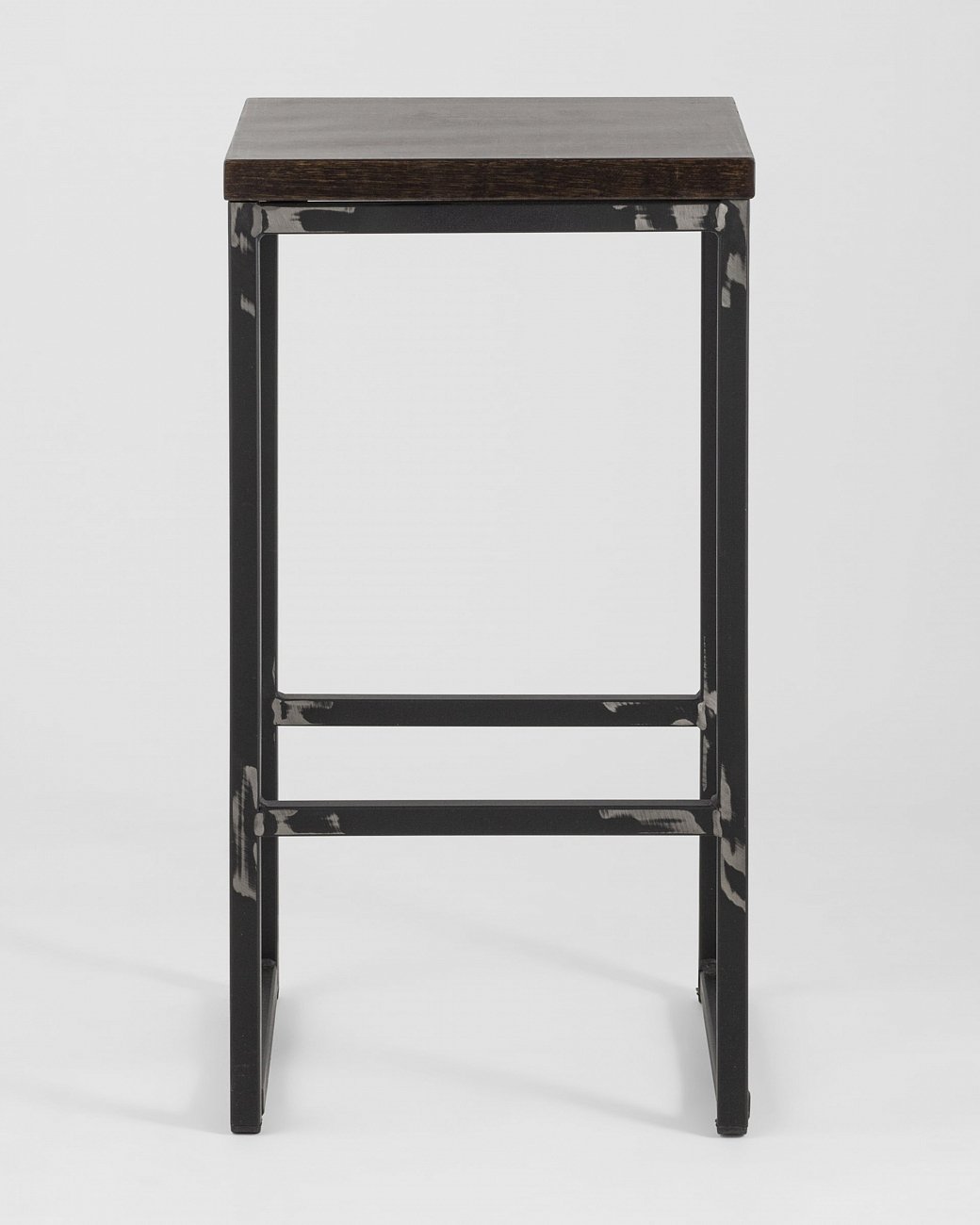 Барный стул коричневый с деревянным сиденьем "Симпл" STOOL GROUP  00-3945990 Коричневый  - Вид №2