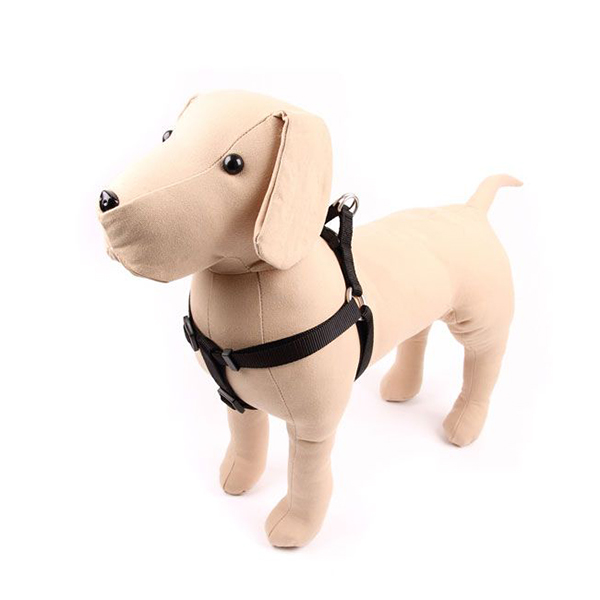 ПР0050100 Шлейка для собак 25мм (обхват 65-85см) черная Great&Small  - Вид №1