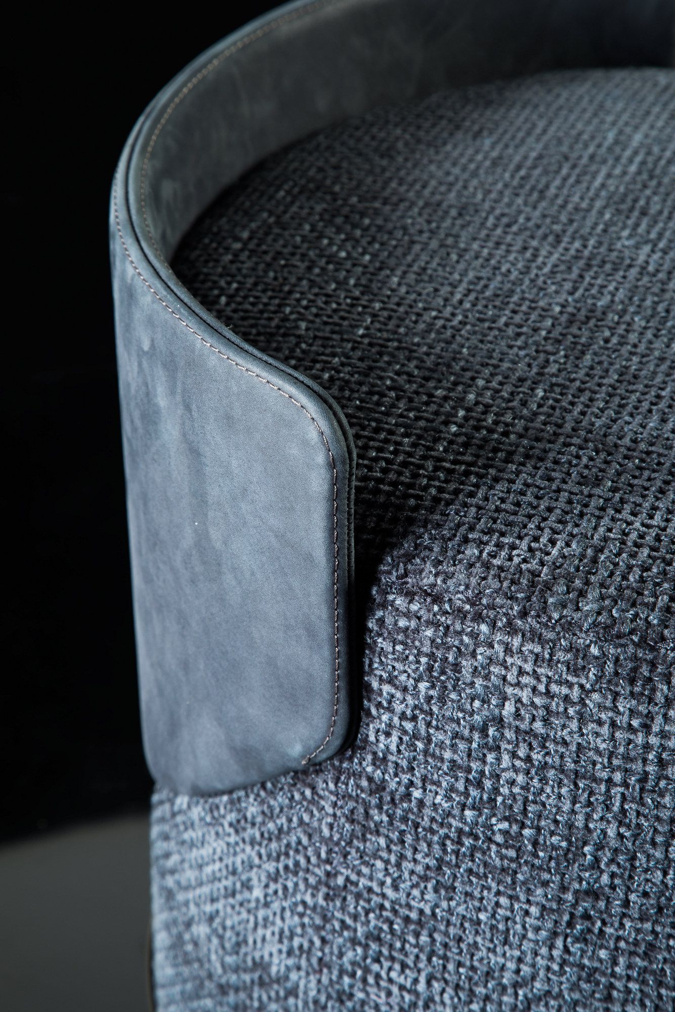 Круглый пуф из ткани Henge GELLY ARCH-00134383 - Вид №1