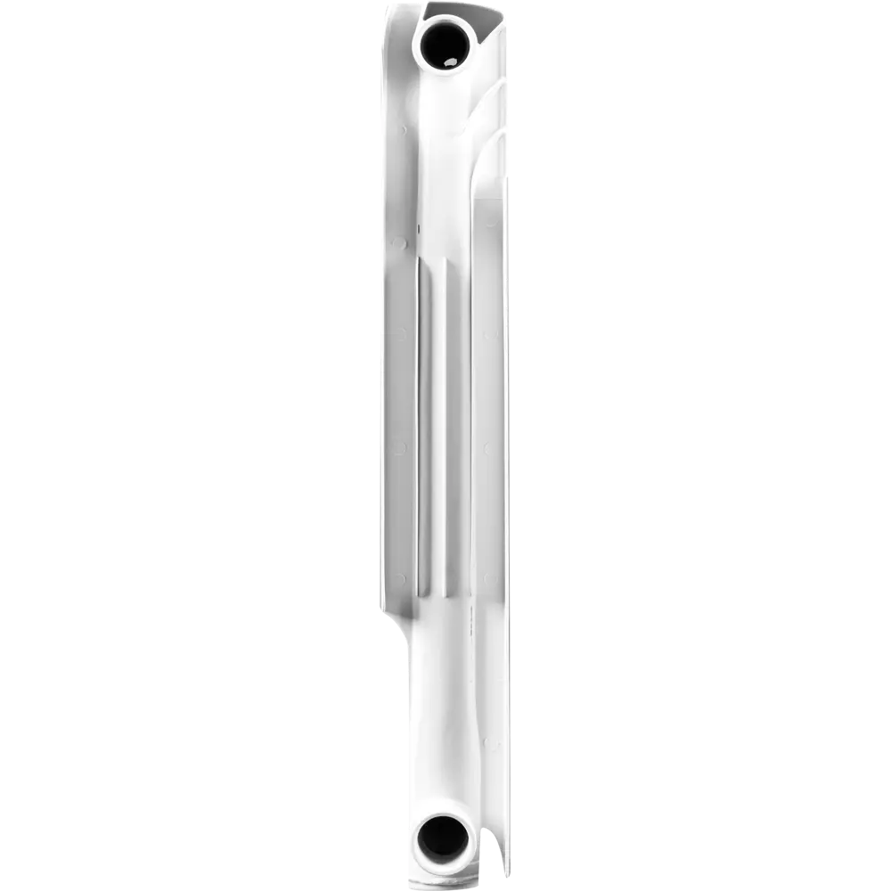 Радиатор Monlan Aluminium 500/80 алюминий 12 секций боковое подключение цвет белый 13239969 STLM-2201149  - Вид №2