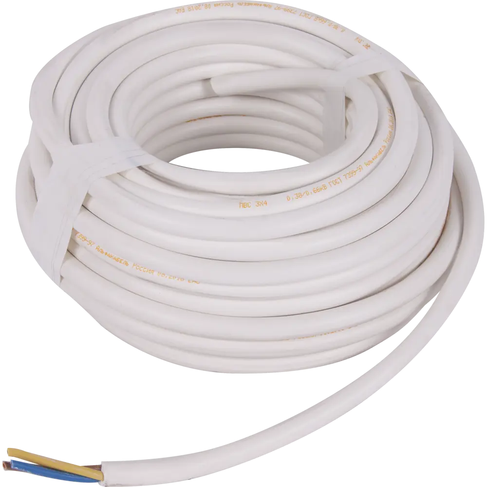 Провод Electraline ПВС 3х4, 20 м, ГОСТ STLM-2049240 - Вид №1