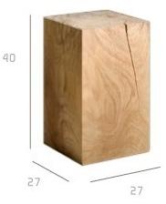 TRIBÙ Журнальный столик из тикового дерева Accessories sun-id-1482170 - Вид №5