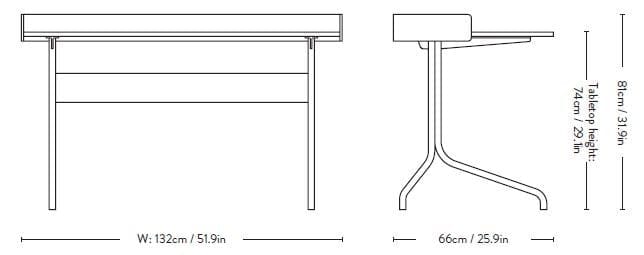 Деревянный прямоугольный стол In Stock &amp ARCH-00030972 - Вид №6