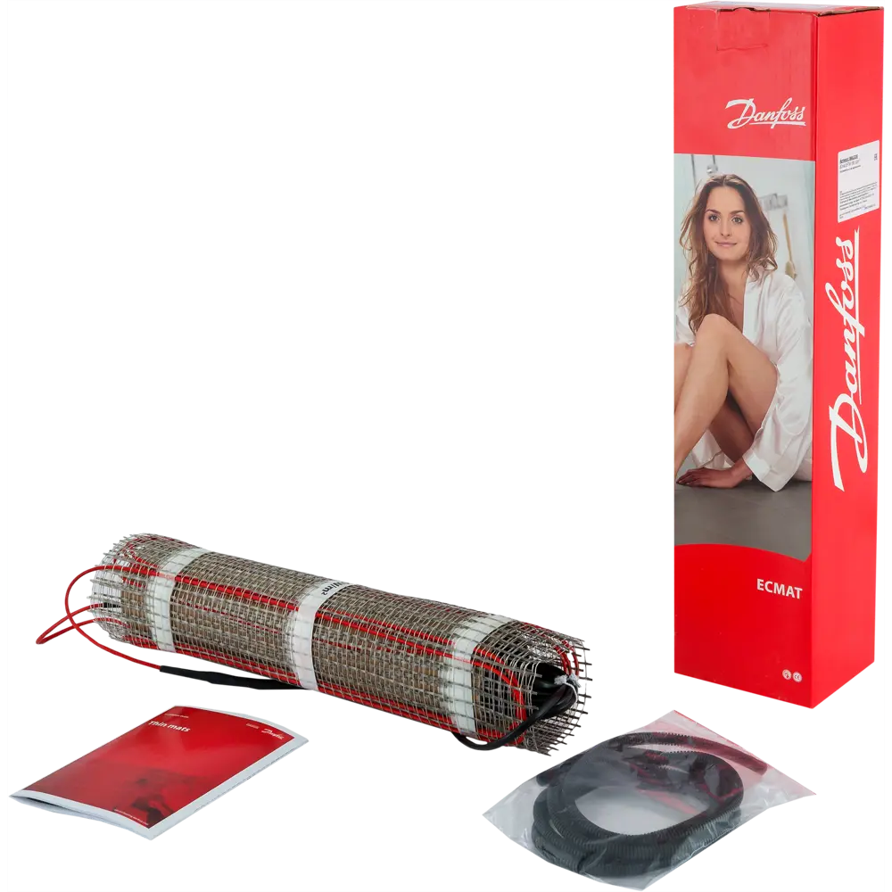 Нагревательный мат для теплого пола Danfoss ECmat 150T 6 м², 900 Вт 82320114 STLM-2164626  - Вид №2