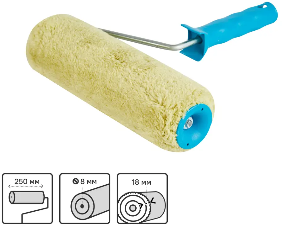 Валик фасадный Matrix для текстурных поверхностей 250 мм 87679004