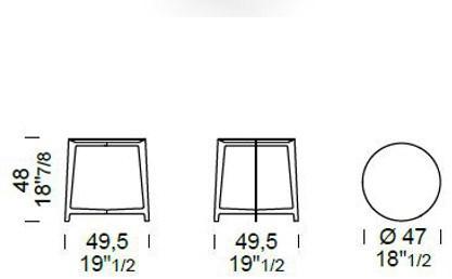 Borzalino Круглый мраморный журнальный столик для гостиной B series sun-id-1513726 - Вид №4