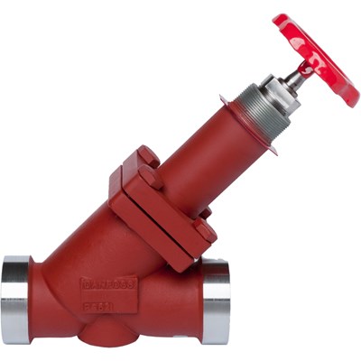 Danfoss SVA-L — запорные клапаны с удлиненным штоком SVA-L 40 D STR H-WHEEL Запорный клапан 148B5650 