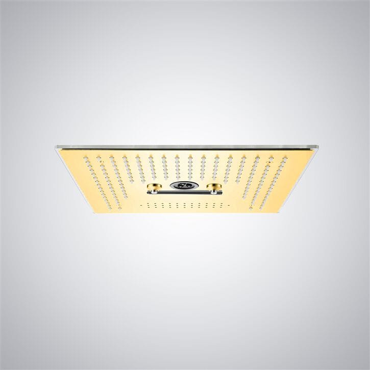 Светодиодная потолочная душевая головка из нержавеющей стали Fontana Showers Luxe Fontaine ARCH-00070123 - Вид №6