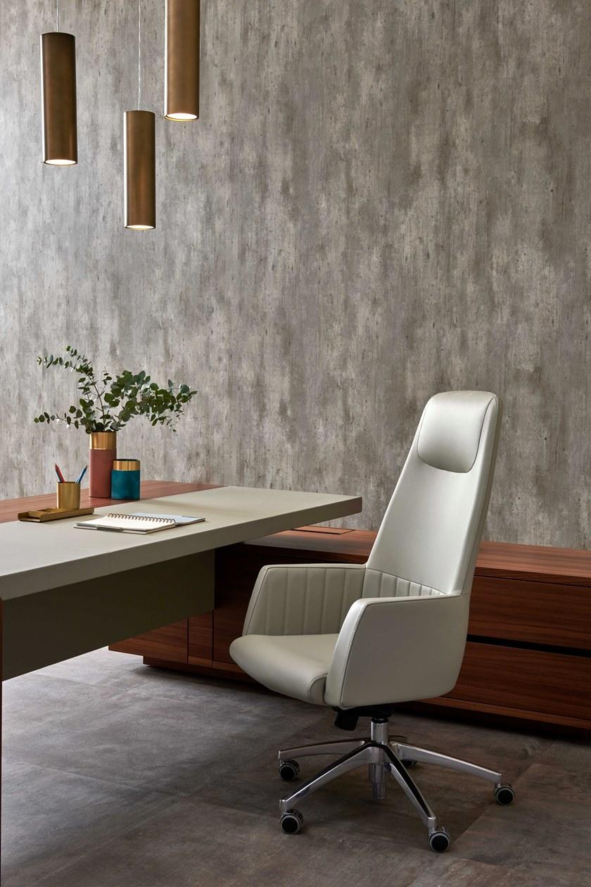 ESTEL GROUP Кожаное кресло для руководителя с подголовником Tulip sun-id-1402898 - Вид №1