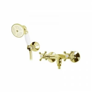 Смеситель для душа с ручным душем, шлангом 150 см и держателем CEZARES GOLF-D-03/24-Bi