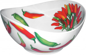 10640775 Taitu Салатник Taitu "Красный перец" 25х23см Фарфор
