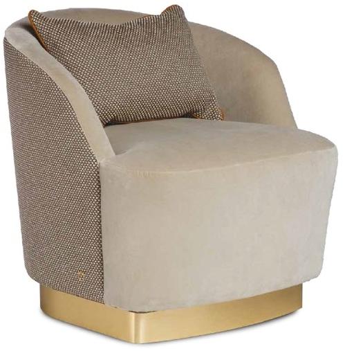 Paolo Castelli Кресло поворотное с подлокотниками Venice Sed.veni.230.nab - Вид №1