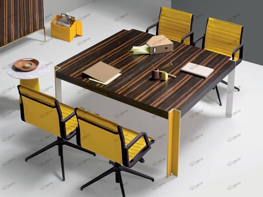 Quinti Sedute Квадратный деревянный стол для переговоров Roger sun-id-1375177