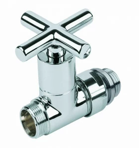 Carlo Poletti V43510M Клапан угловой , подключение для стальной трубы.