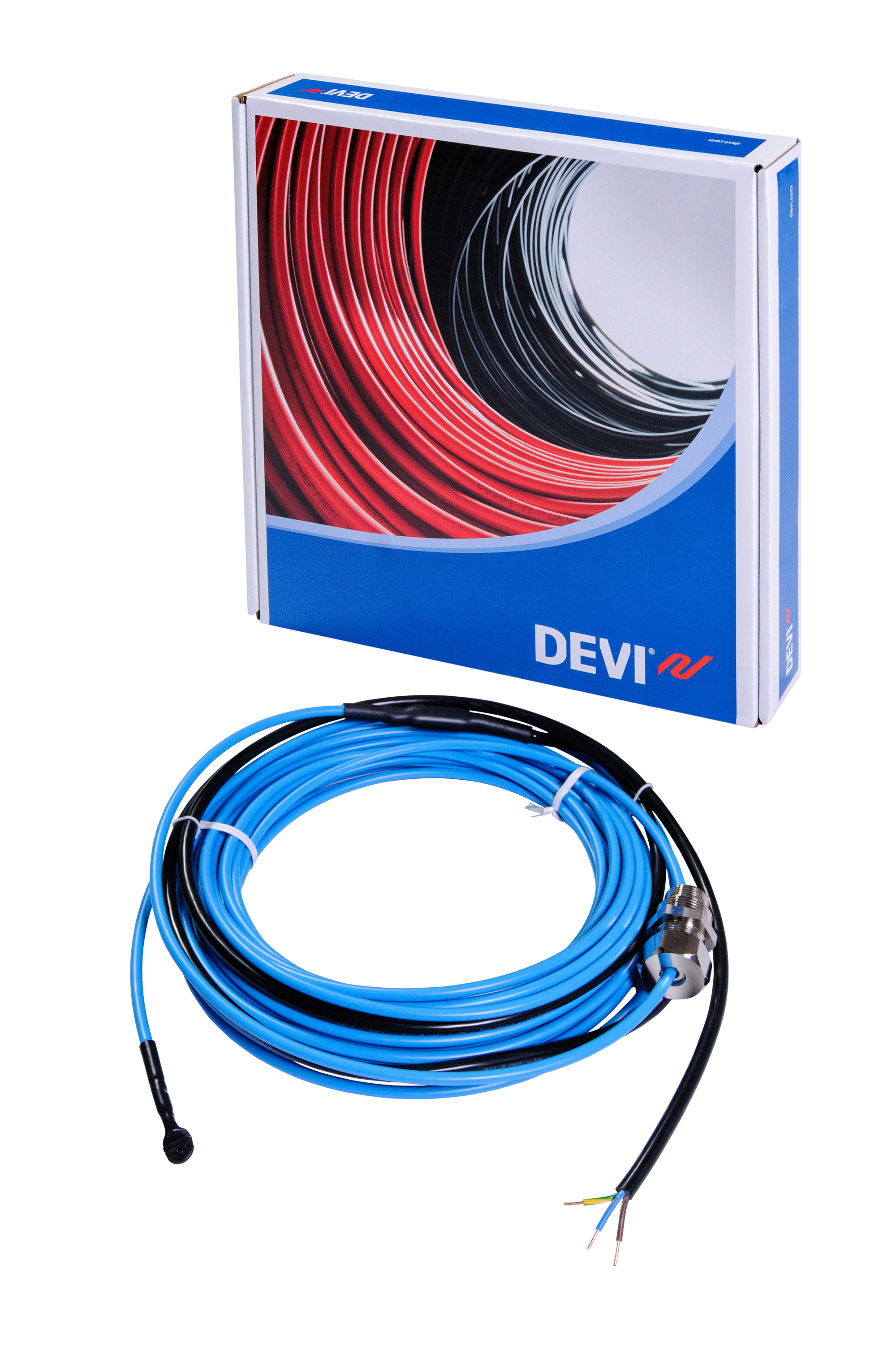 Danfoss DEVIaqua™ 9Т — двухжильный нагревательный кабель для защиты трубопроводов от замерзания DEVIaqua 9Т кабель 450Вт 230В 50м 140F0011  - Вид №3